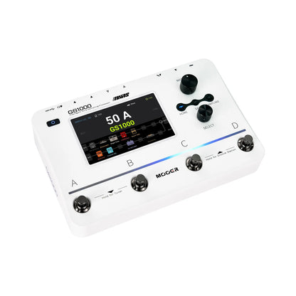 Mooer GS1000 Intelligent Amp Profiling Processor Multi-Effects Unit with 100+ Amp Models, AI Equalizer, Dual Inputs, and Touchscreen — view 3