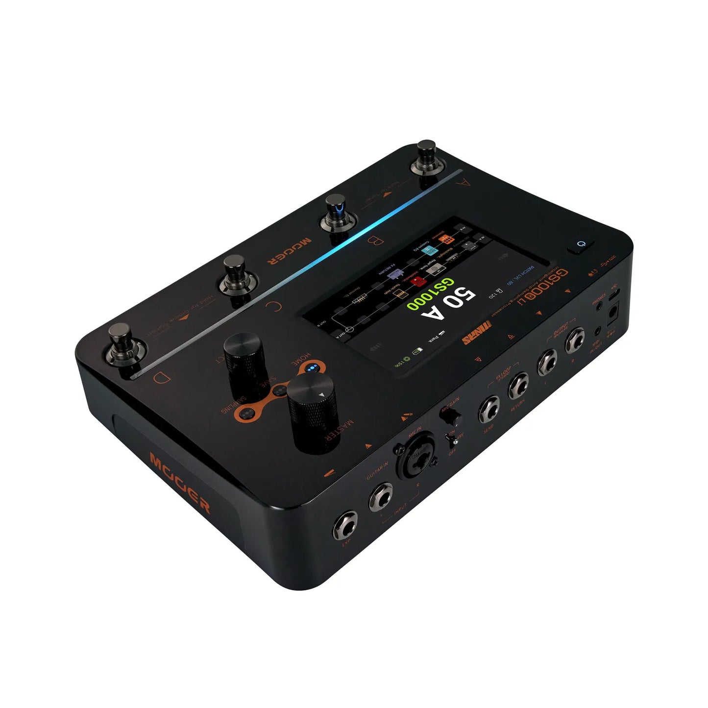 Mooer GS1000 Li Intelligent Amp Profiling Processor with 5-inch Touchscreen and Multi-Effects Features — view 2