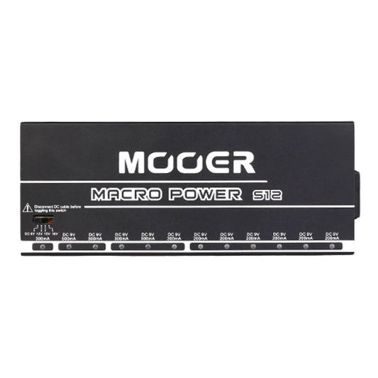 Mooer MEP-MACS12 Macro Power 12-Port Professional Effects Pedal Power Supply