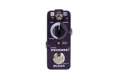 Mooer Micro Drummer MKII Mini Drum Machine Effects Pedal MEP-ML2