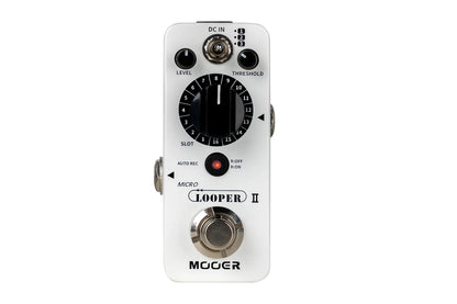 Mooer Micro Looper MKII Loop Recording Guitar Effects Pedal with 480 Minutes Recording Time and Auto Record Function