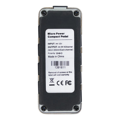 Mooer Micro Power 8-Port Effects Pedal Power Supply 9V DC with Short Circuit Protection — view 4