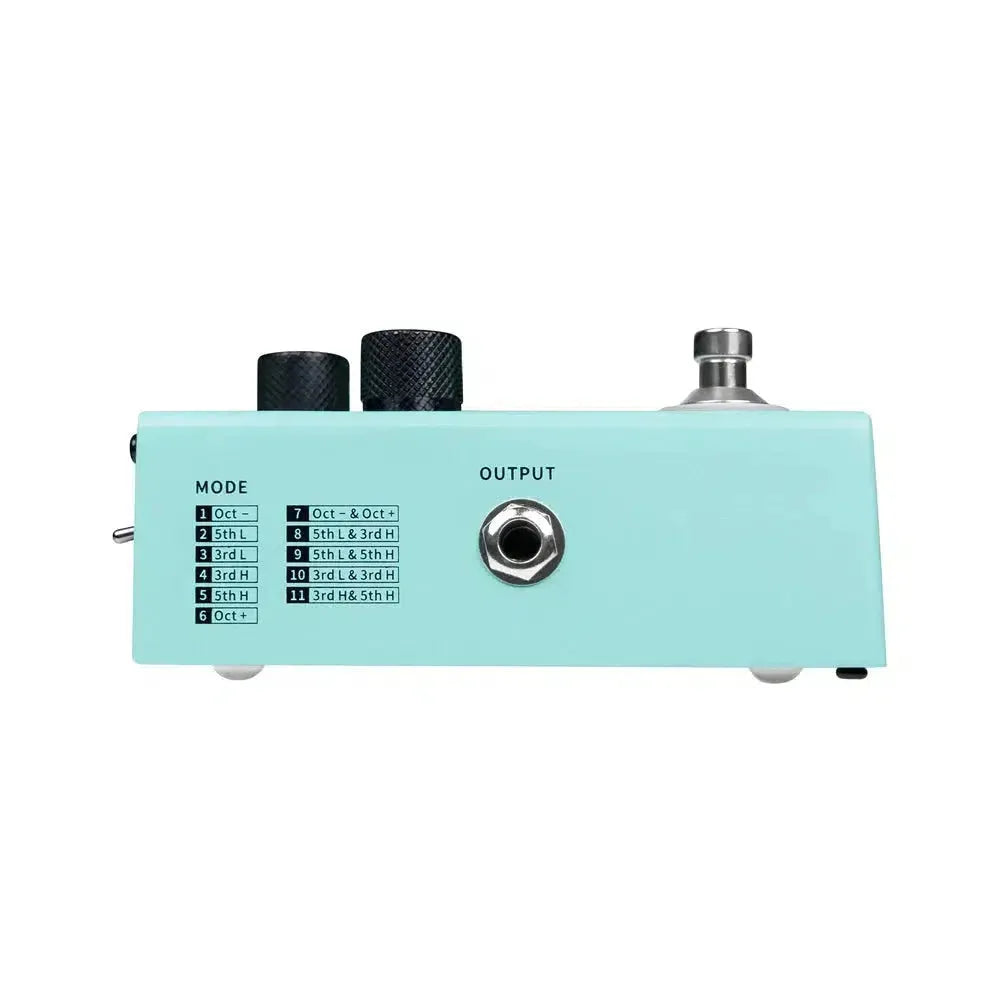 MOOER MVP2 Harmonier Vocal Harmoniser Pedal with Reverb and 11 Harmony Modes — view 3