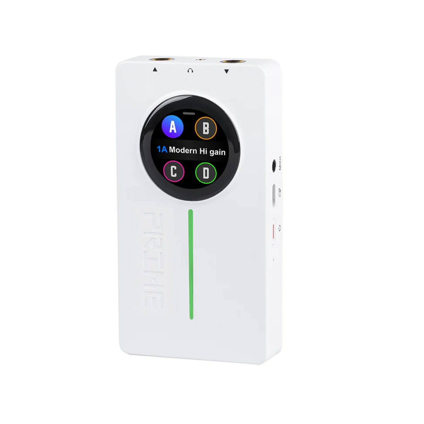 Mooer Prime P2 Multi FX Audio Interface - Ultra-Compact, 1.3” Touch Screen, 52 Amp Models, Bluetooth, USB-C, Rechargeable Battery, MIDI Support