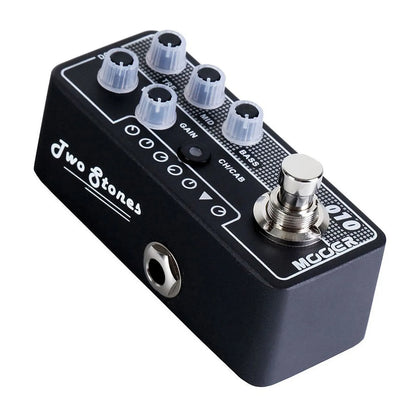 Mooer Two Stones 010 Digital Micro Preamp Guitar Effects Pedal with Dual Channel and Speaker Cabinet Simulation — view 2