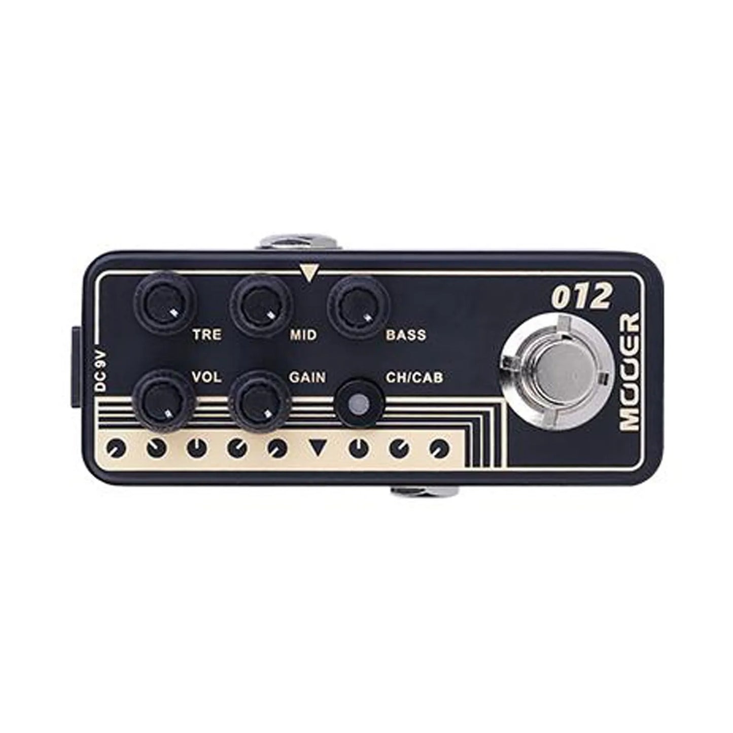 Mooer US Gold 100 Digital Micro Preamp Guitar Effects Pedal with Dual Channels and Speaker Cabinet Simulation