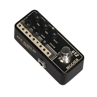Mooer US Gold 100 Digital Micro Preamp Guitar Effects Pedal with Dual Channels and Speaker Cabinet Simulation — view 2