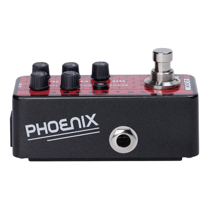 Mooer Phoenix 016 Digital Micro Preamp Guitar Effects Pedal with Dual Channels and Speaker Cabinet Simulation — view 3