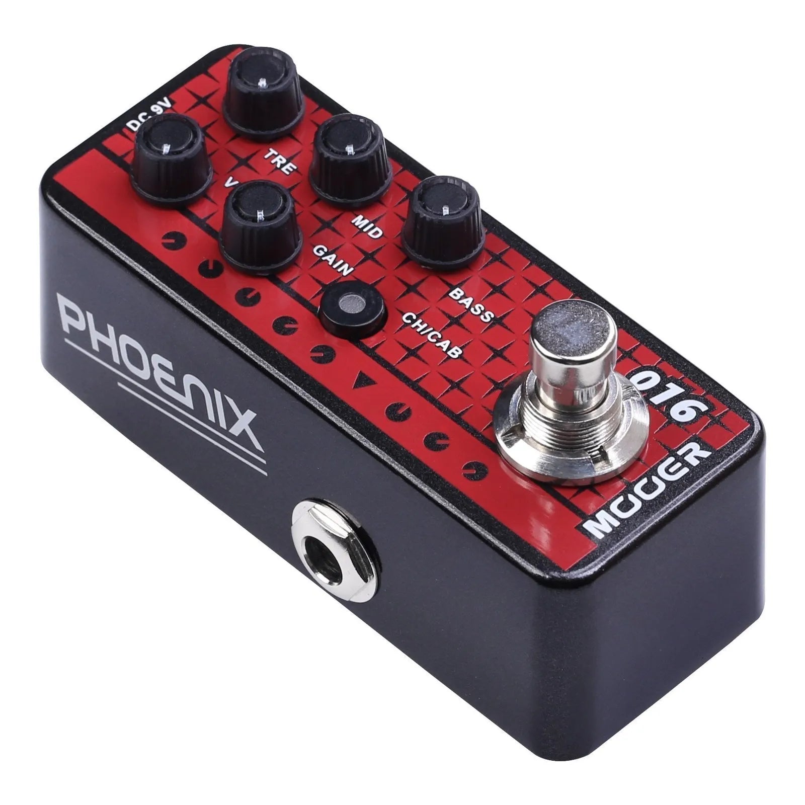 Mooer Phoenix 016 Digital Micro Preamp Guitar Effects Pedal with Dual Channels and Speaker Cabinet Simulation — view 2