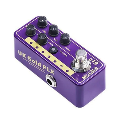 Mooer UK Gold PLX 019 Digital Micro Preamp Guitar Effects Pedal — view 2
