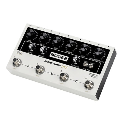 Mooer Preamp Live 4-Channel Preamp & Cabinet Simulation Guitar Effects Processor — view 3