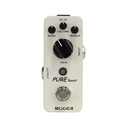 Mooer Pure Boost Micro Guitar Effects Pedal with 20dB Clean Boost and 2-Band EQ