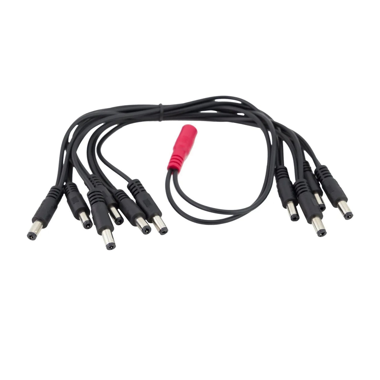 Mooer 10-Plug DC Daisy Chain Pedal Power Cable with Straight Plugs