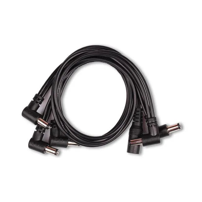 Mooer 5-Plug DC Daisy Chain Power Cable with Right-Angle Plugs