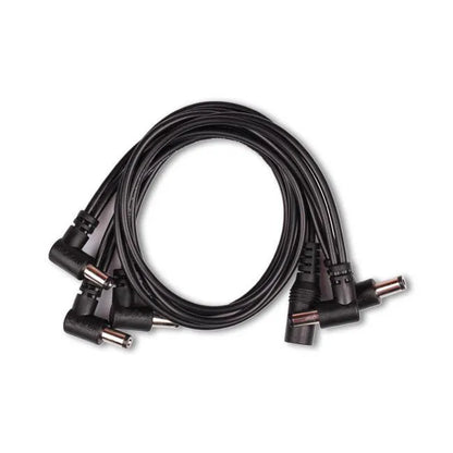 Mooer 5-Plug DC Daisy Chain Power Cable with Right-Angle Plugs