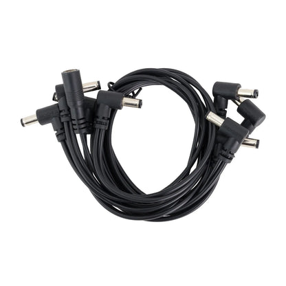 Mooer 8-Plug DC Daisy Chain Pedal Power Cable with Right-Angle Plugs