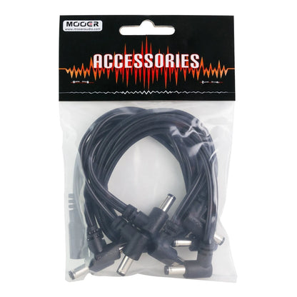 Mooer 8-Plug DC Daisy Chain Pedal Power Cable with Right-Angle Plugs — view 2