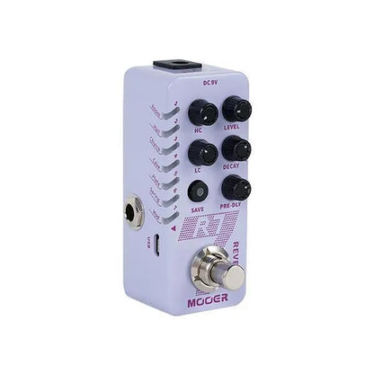 Mooer R7 Digital Reverb Micro Guitar Effects Pedal with 7 Reverb Types and Preset Slots — view 2