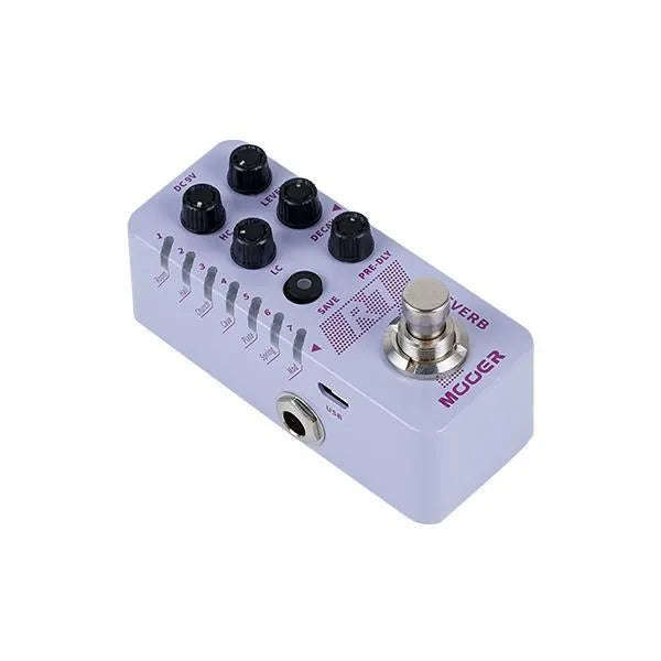 Mooer R7 Digital Reverb Micro Guitar Effects Pedal with 7 Reverb Types and Preset Slots — view 5