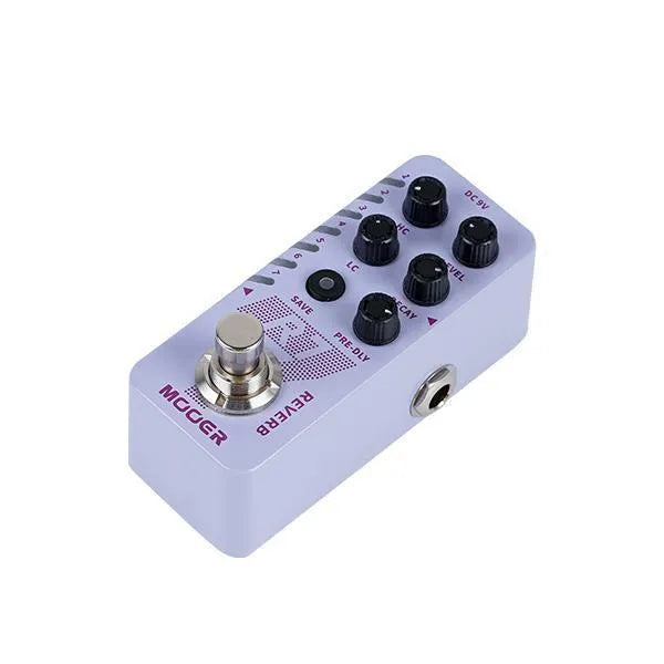 Mooer R7 Digital Reverb Micro Guitar Effects Pedal with 7 Reverb Types and Preset Slots — view 4