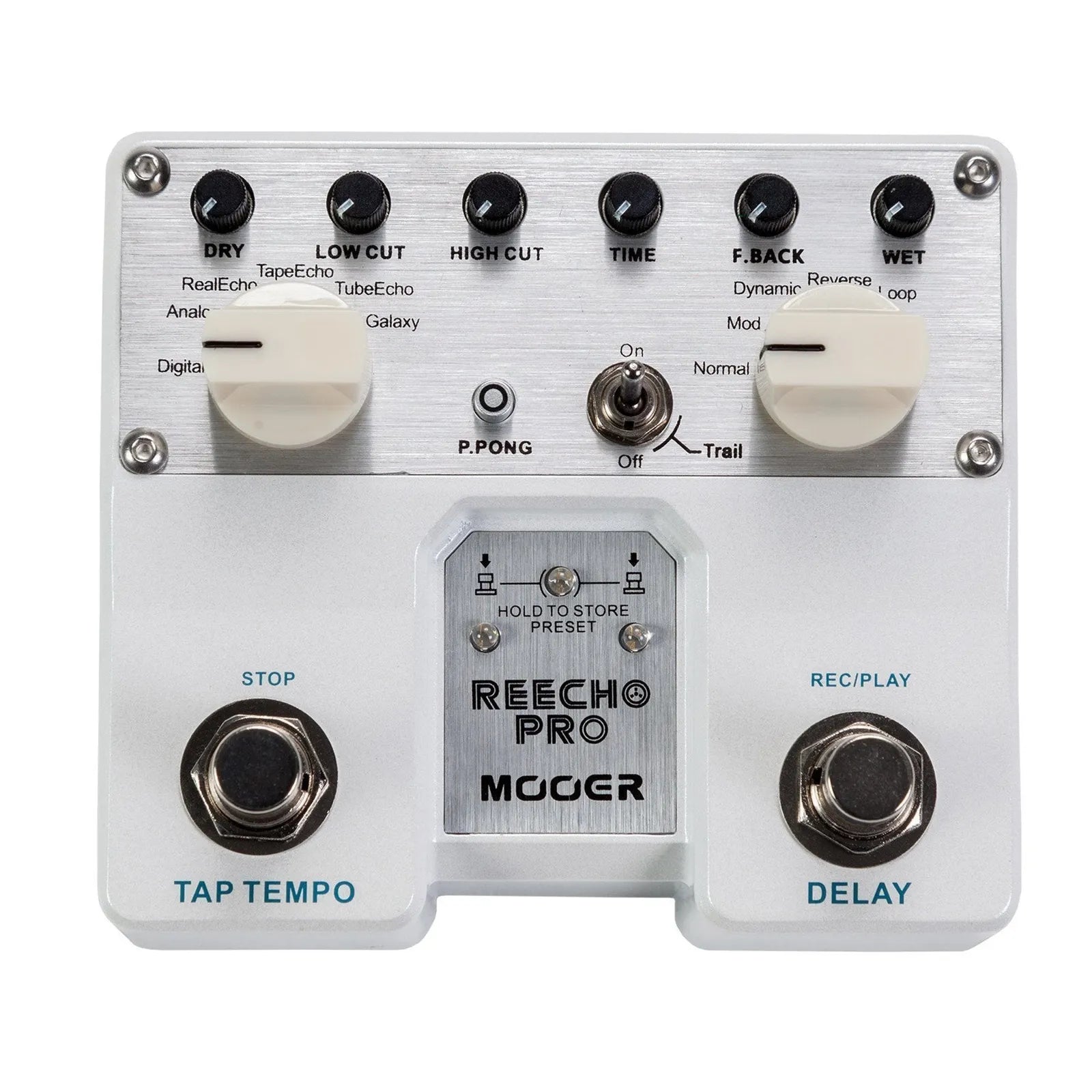 Mooer MEP-REPRO Reecho Pro Dual Digital Delay Guitar Effects Pedal