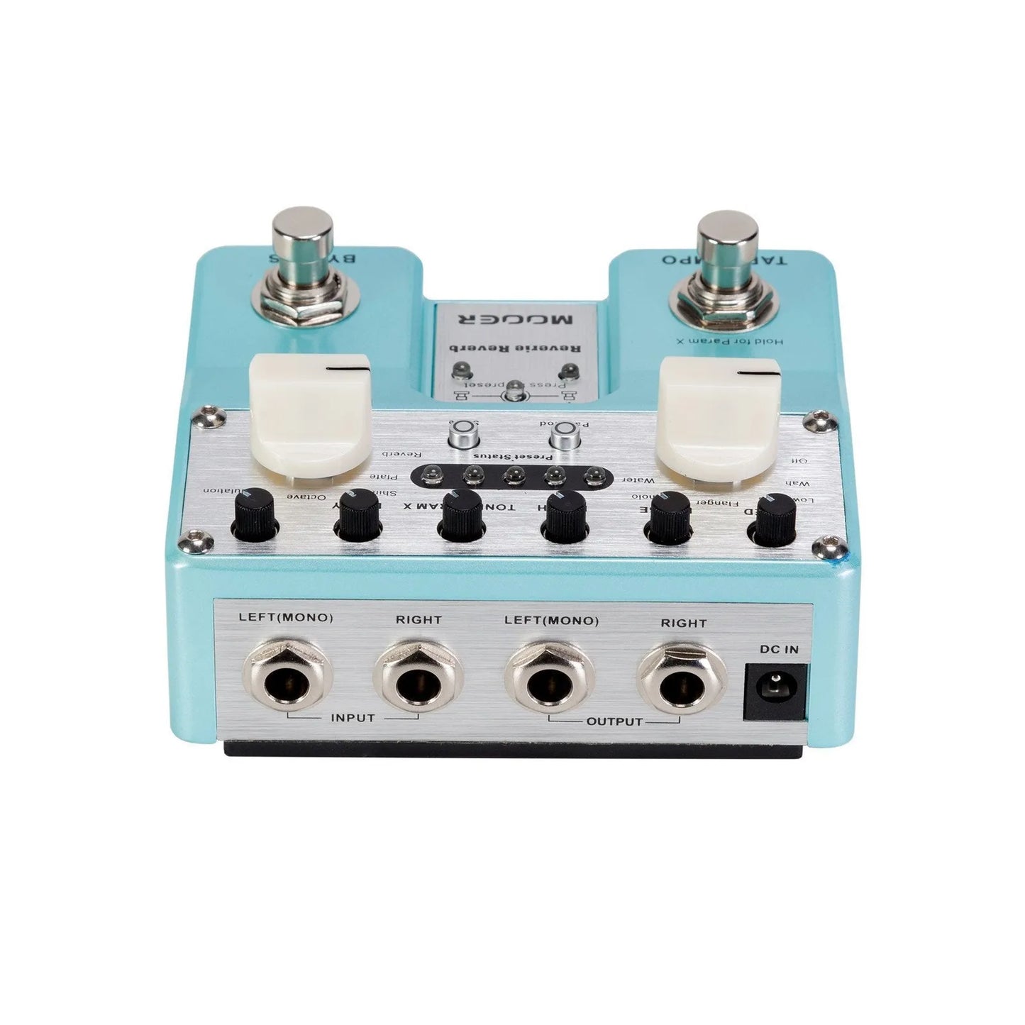 Mooer Reverie Reverb Digital Dual Guitar Effects Pedal with 5 Reverb Modes and Modulation Effects — view 4