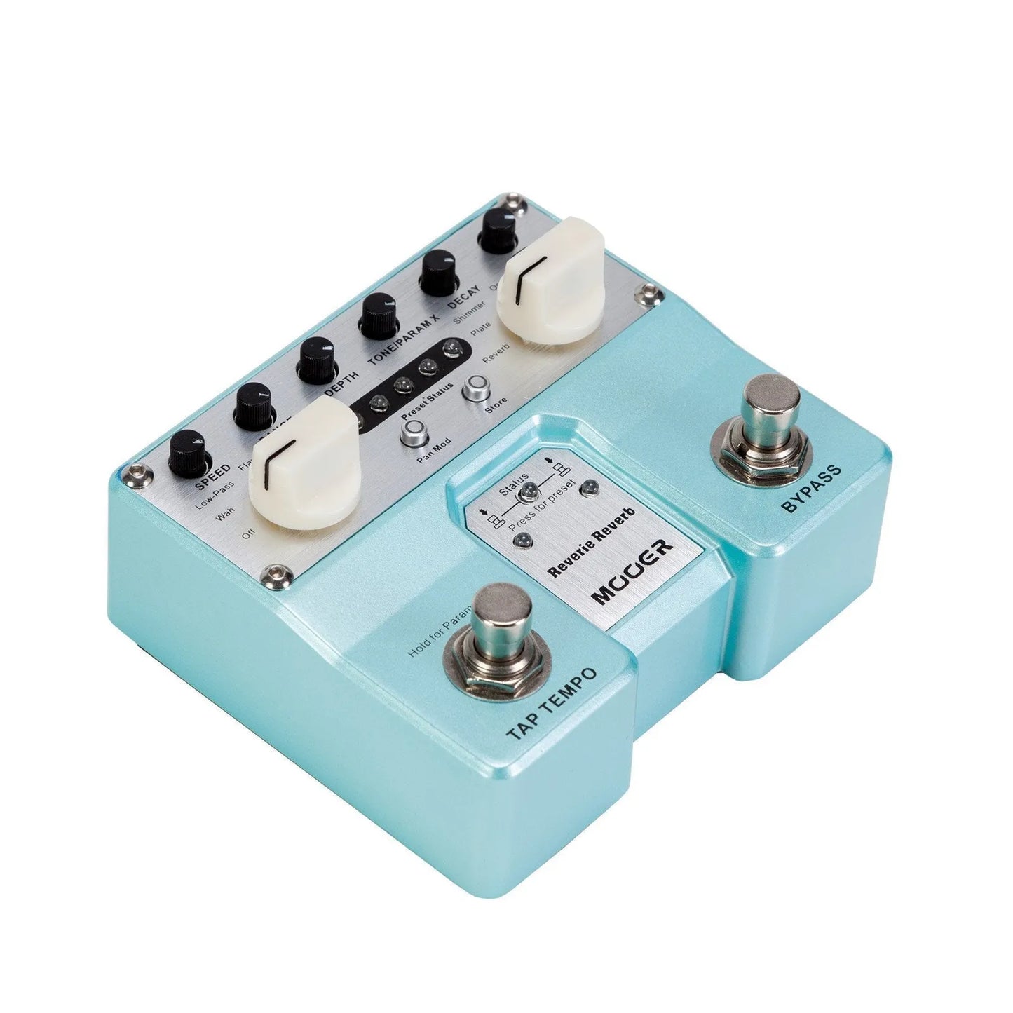 Mooer Reverie Reverb Digital Dual Guitar Effects Pedal with 5 Reverb Modes and Modulation Effects — view 2