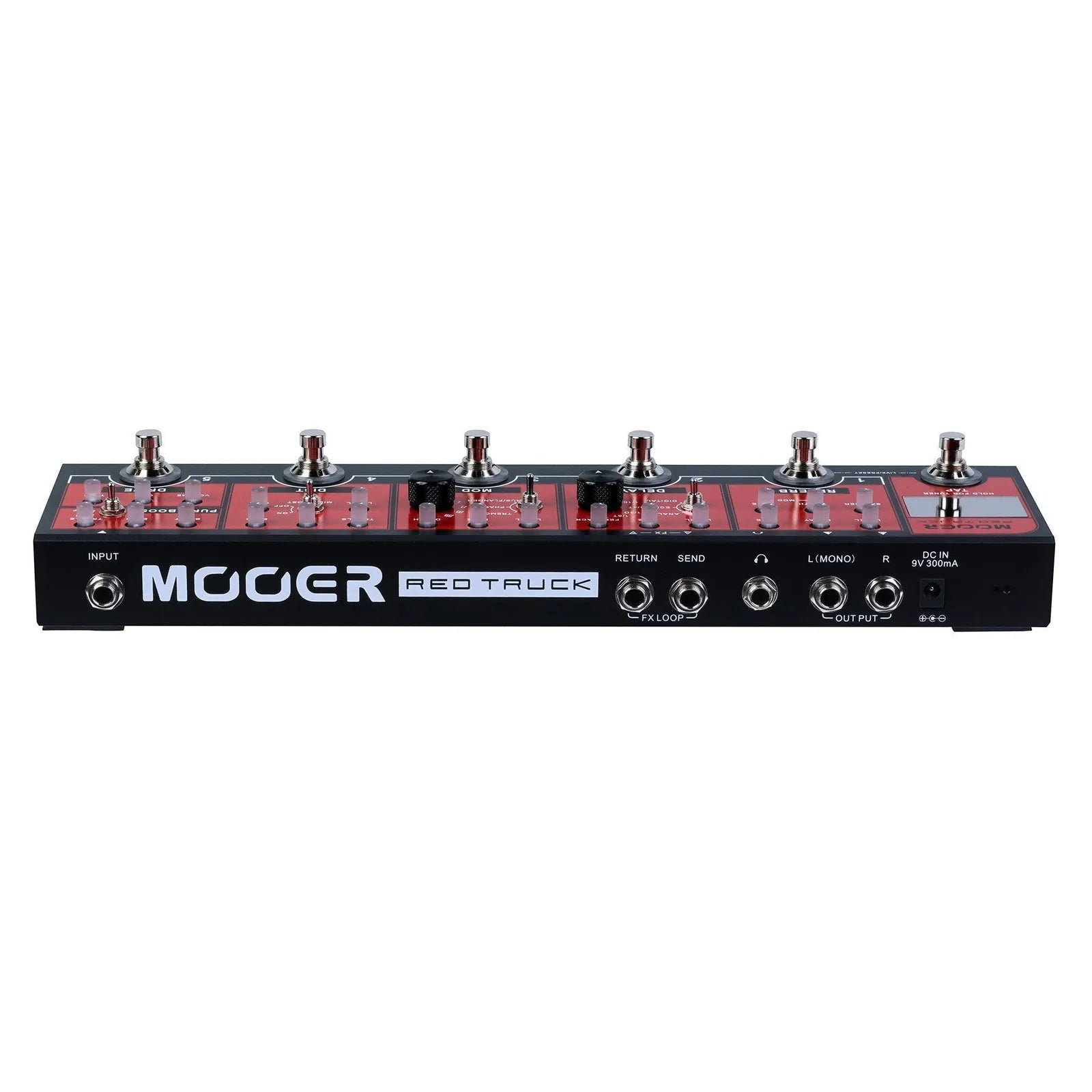 Mooer Red Truck Multi-Effects Pedal with Tuner, Stereo Outputs, and Carry Case — view 2