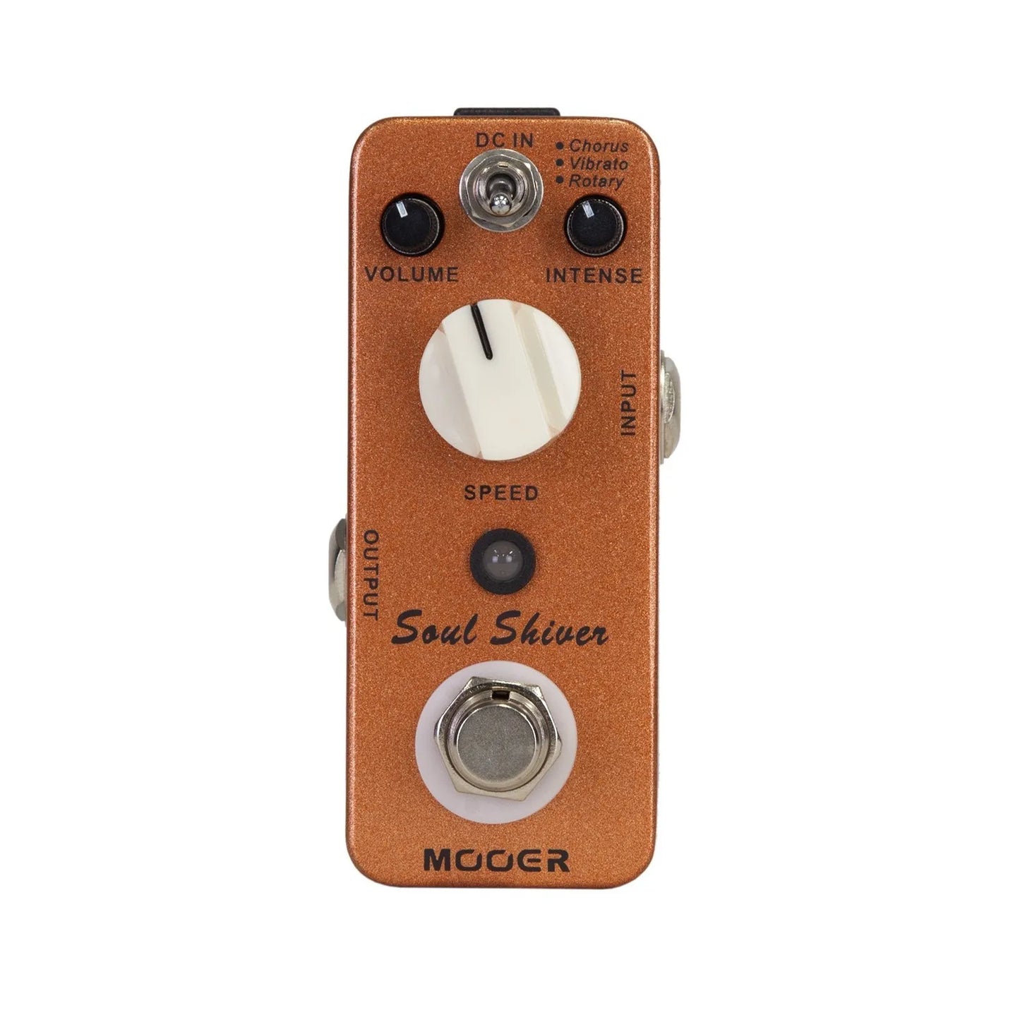 Mooer Soul Shiver Chorus, Vibrato & Rotary Micro Effects Pedal MEP-SS