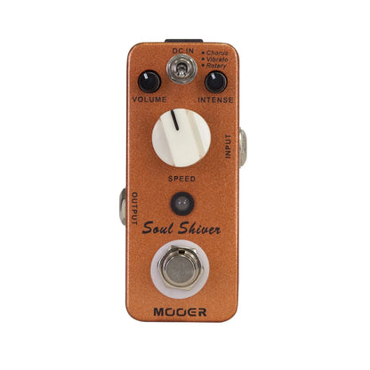 Mooer Soul Shiver Chorus, Vibrato & Rotary Micro Effects Pedal MEP-SS