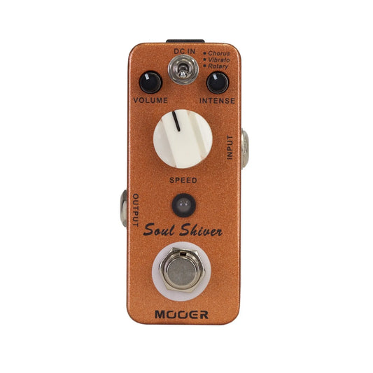 Mooer Soul Shiver Chorus, Vibrato & Rotary Micro Effects Pedal MEP-SS