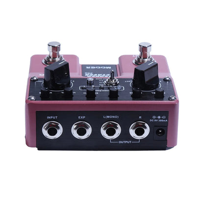 Mooer Tender Octaver Pro Dual Guitar Effects Pedal with Volume, Tone, Pitch Controls, 4 User Presets, Expression Pedal Input, Stereo Outputs — view 4