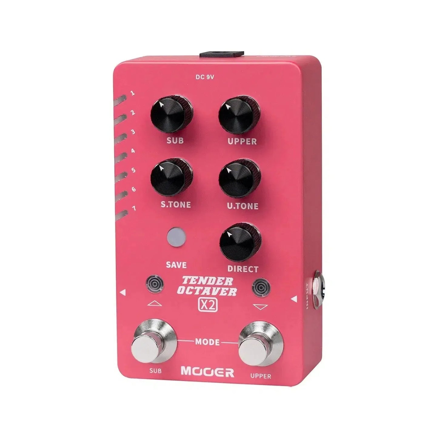 MOOER X2 Tender Octaver Effects Pedal — view 2