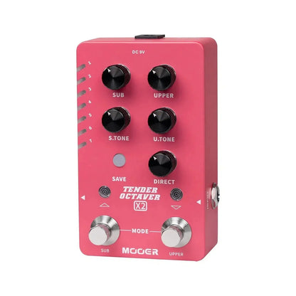 MOOER X2 Tender Octaver Effects Pedal — view 2