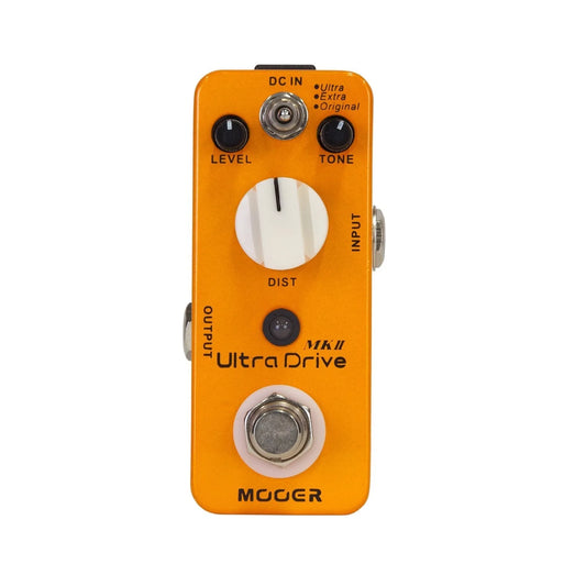 Mooer Ultra Drive MKII Distortion Effects Pedal with Mode Switch and True Bypass