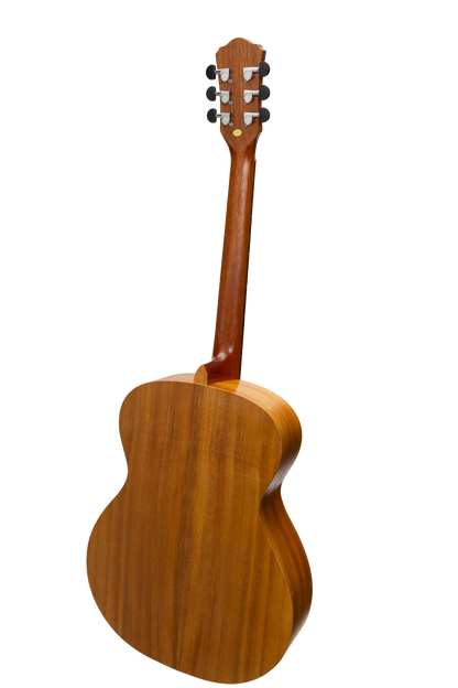 Martinez MF-25-NST Small Body Acoustic Guitar - Spruce Top, Koa Back, Natural Finish, Right-Handed, 6 Strings, 25.5" Scale Length — view 2