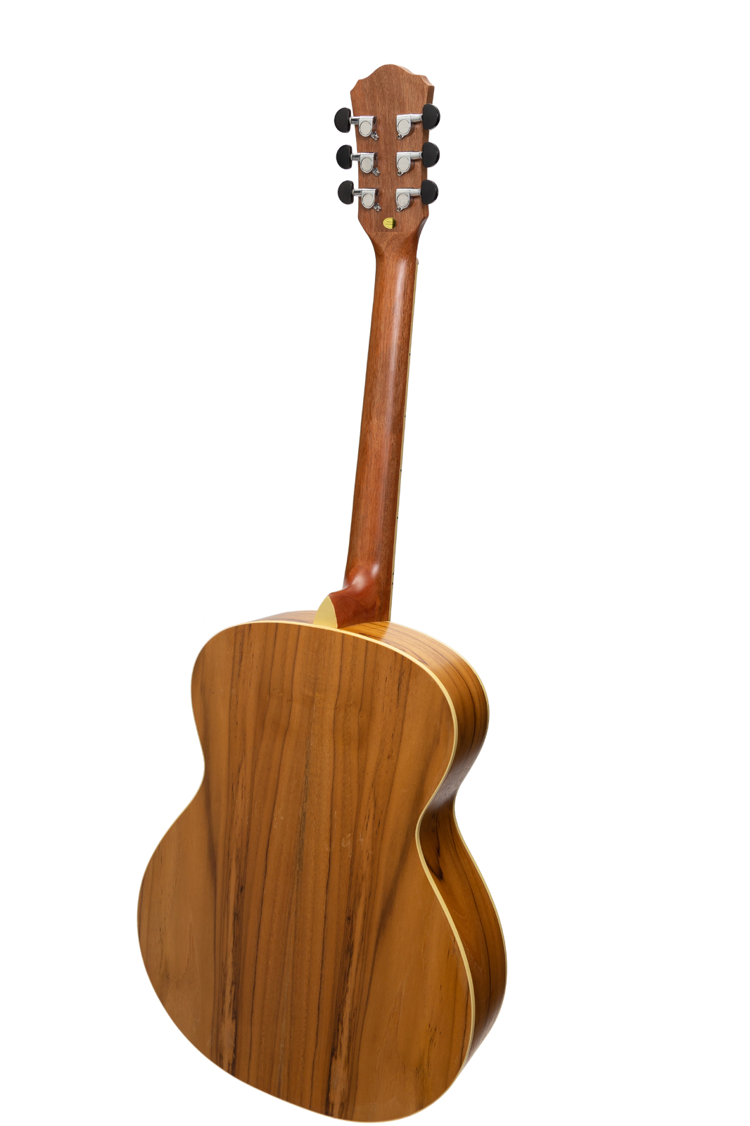 Martinez MF-25J-NST Small Body Acoustic Guitar - Jati-Teakwood Natural Finish — view 2