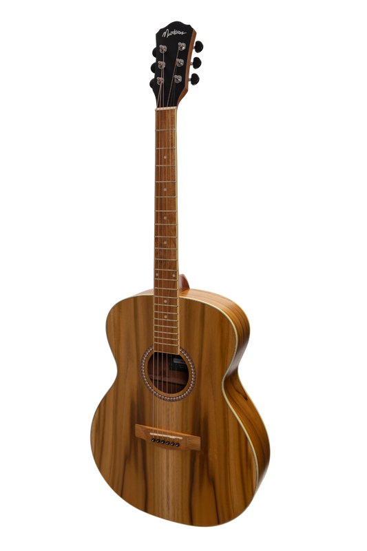 Martinez MF-25J-NST Small Body Acoustic Guitar - Jati-Teakwood