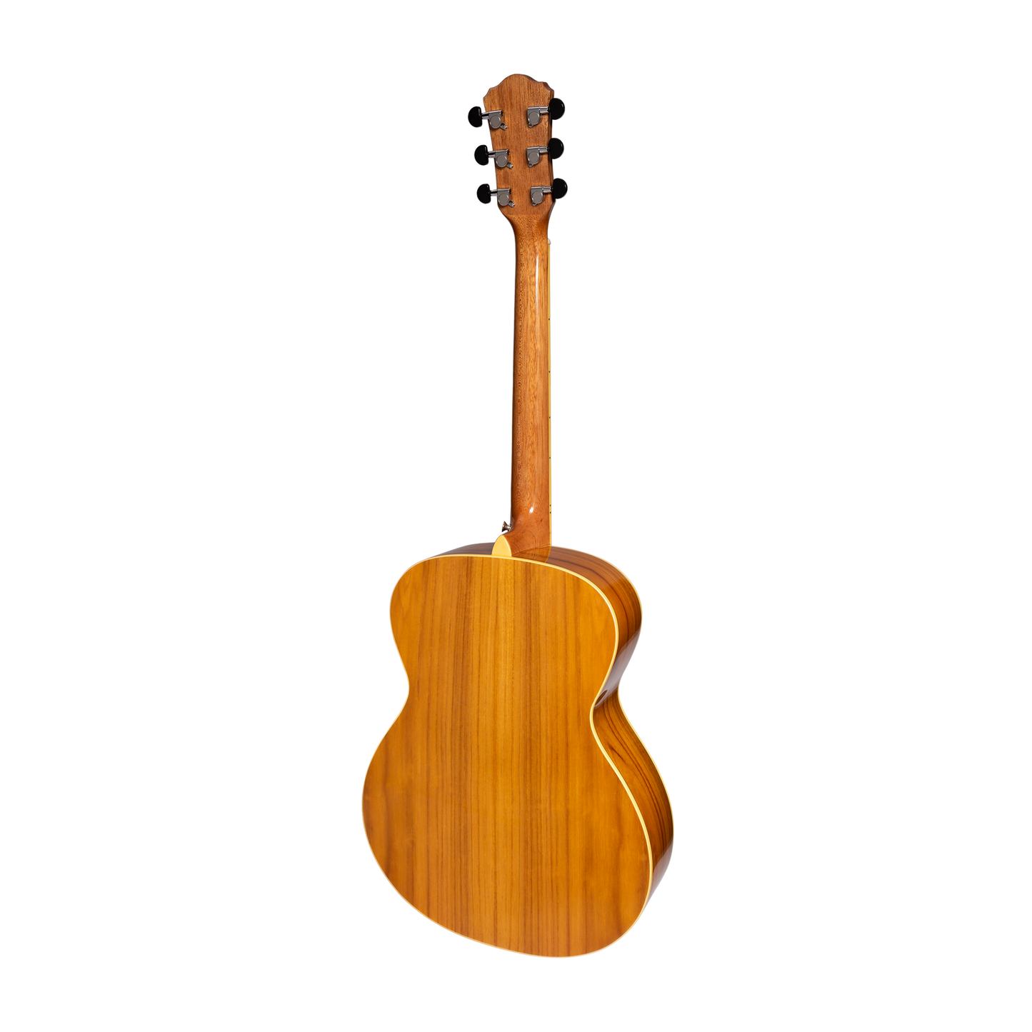 Martinez MF-25JG-NST Acoustic Gloss Small Body Guitar Jati-Teakwood Natural — view 2