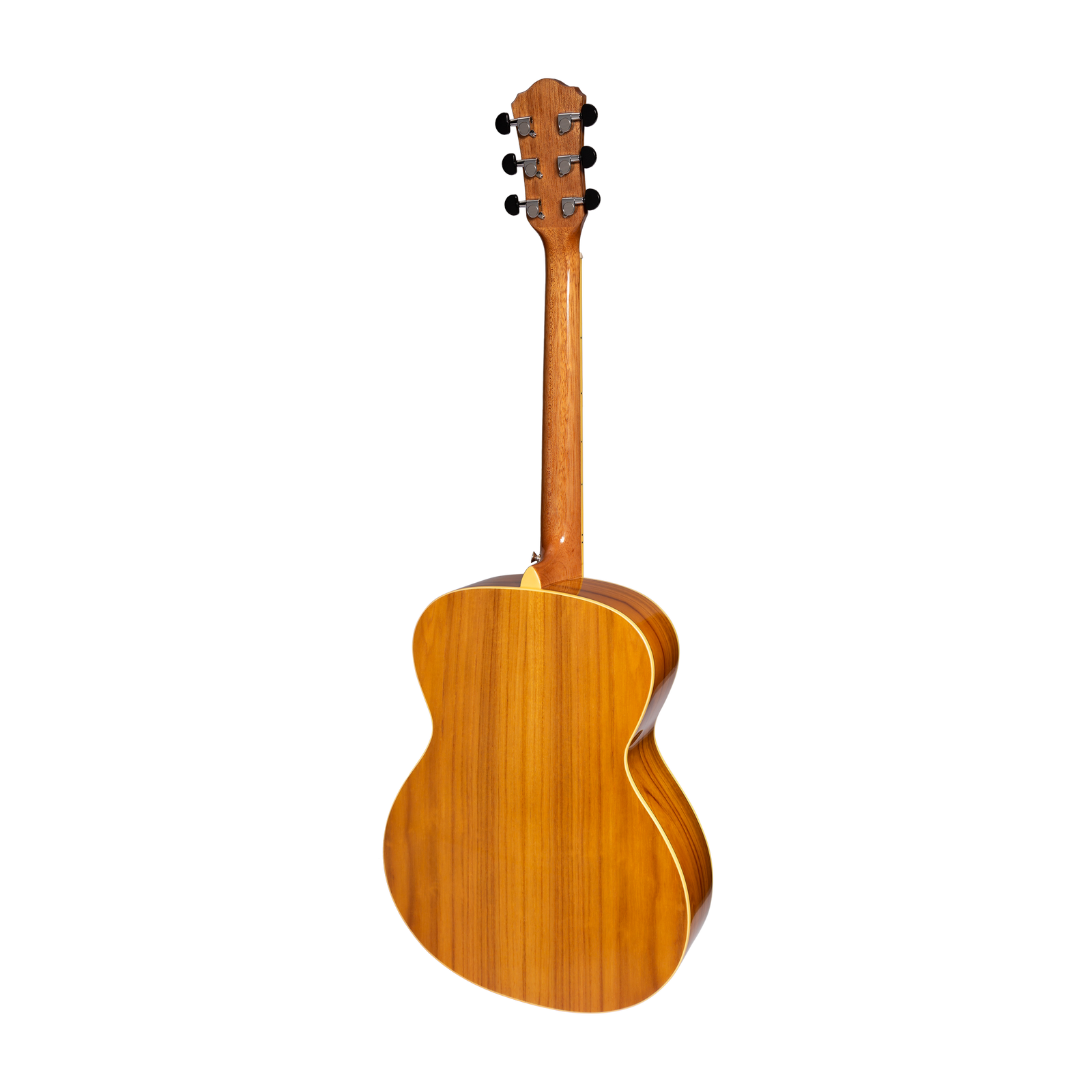 Martinez MF-25JG-NST Acoustic Gloss Small Body Guitar Jati-Teakwood Natural — view 2