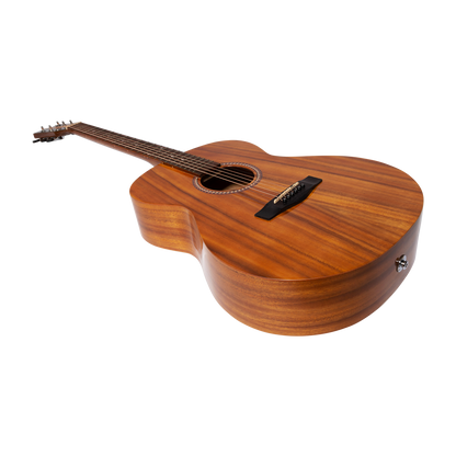 Martinez MF-25KPG-NST Acoustic-Electric Gloss Small Body Guitar Koa Natural 6-String — view 3