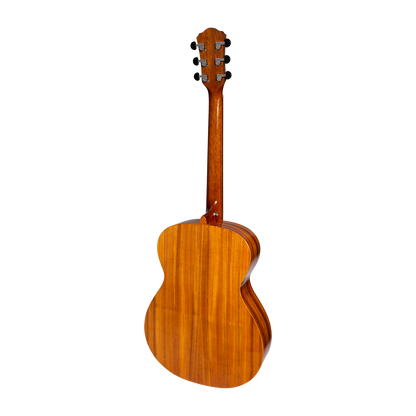Martinez MF-25KPGL-NST Left Handed Acoustic-Electric Gloss Small Body Guitar Koa — view 2