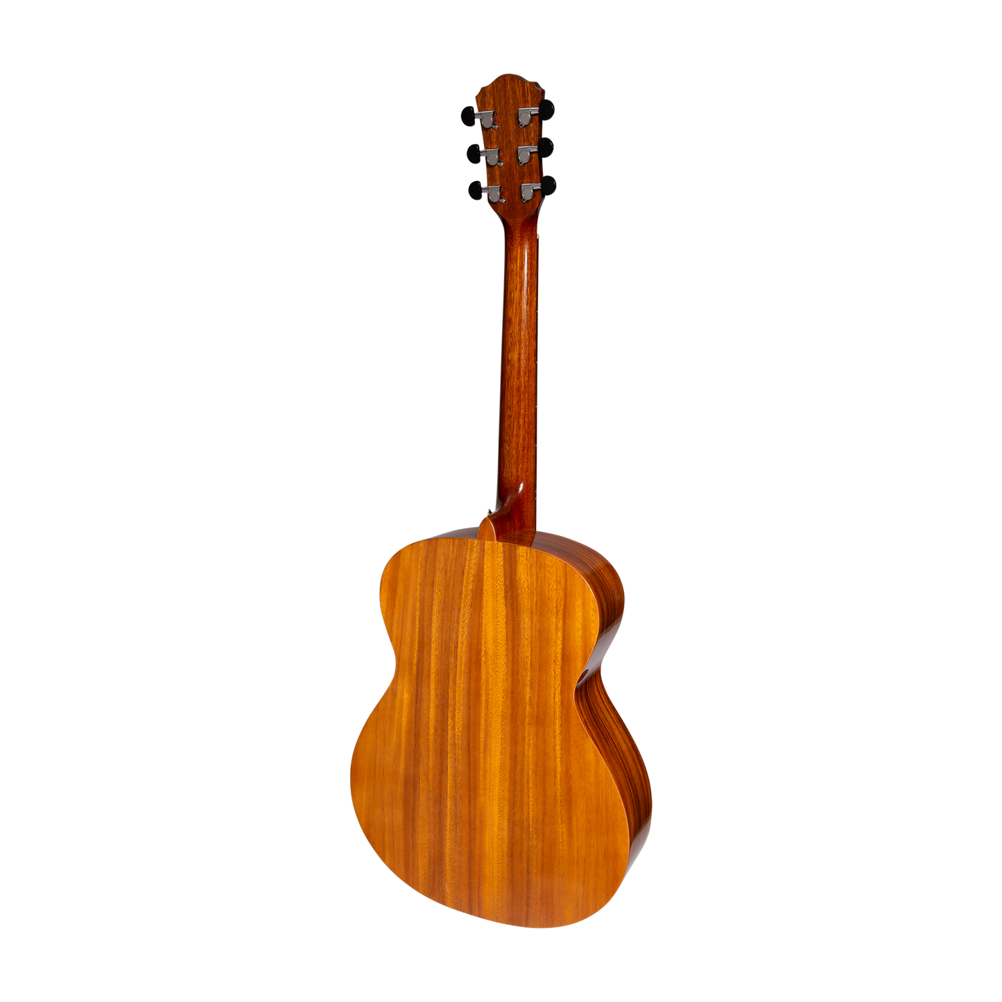 Martinez MF-25PG-NST Acoustic-Electric Small Body Guitar Natural Gloss Spruce/Koa 6-String — view 2