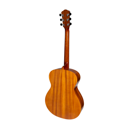 Martinez MF-25PG-NST Acoustic-Electric Small Body Guitar Natural Gloss Spruce/Koa 6-String — view 2