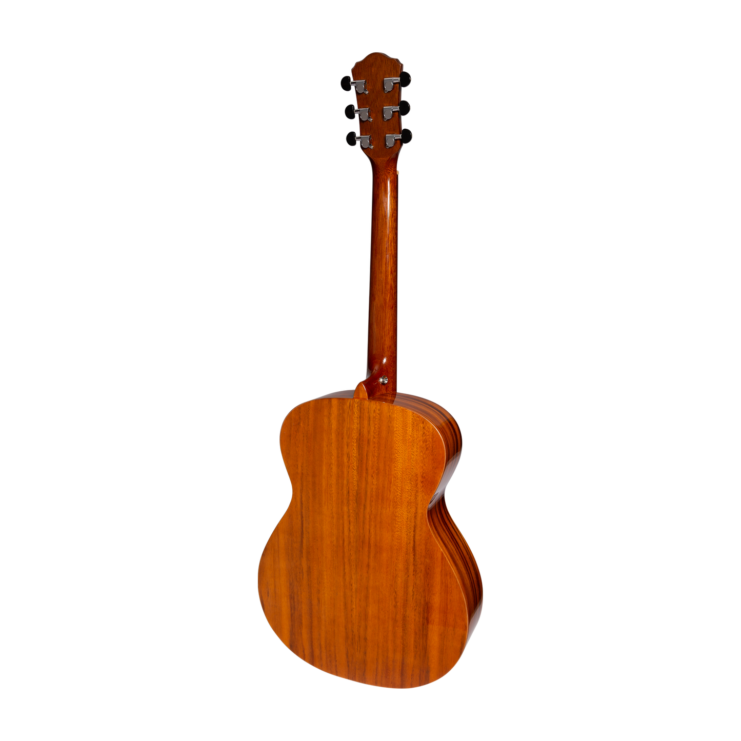 Martinez MF-25PGL-NST Acoustic-Electric Gloss Small Body Left Handed Guitar (Spruce/Koa) — view 2