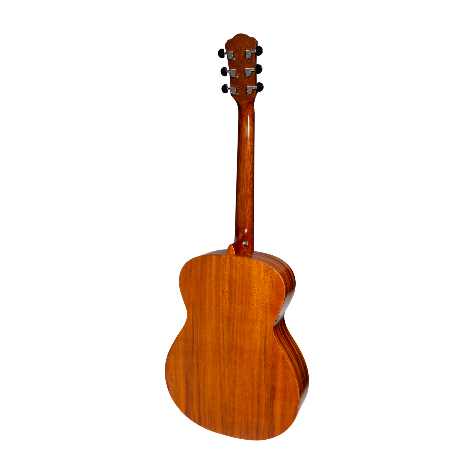 Martinez MF-25PGL-NST Acoustic-Electric Gloss Small Body Left Handed Guitar (Spruce/Koa) — view 2
