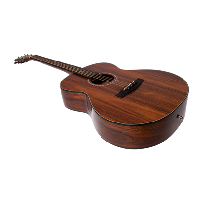 Martinez MF-25RG-NST Acoustic Gloss Small Body Guitar Rosewood Natural — view 3