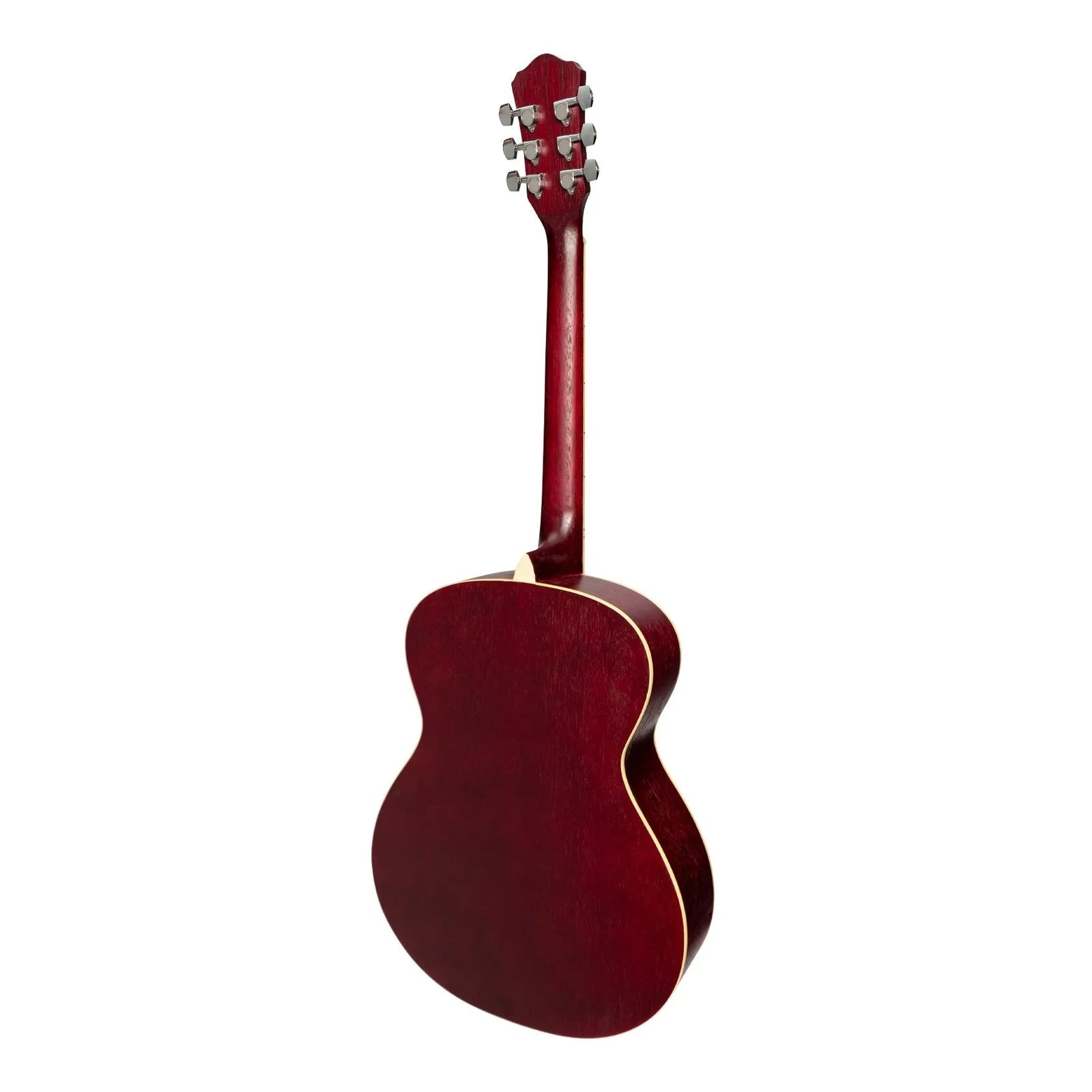 Martinez MF-41 Folk Size Acoustic Guitar - Red — view 2