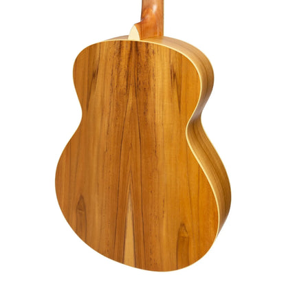 Martinez '41 Series' MF-41 Folk Size Acoustic Guitar - Spruce/Jati-Teakwood, Small Body, Right Handed, 6 Strings, Natural Finish — view 5