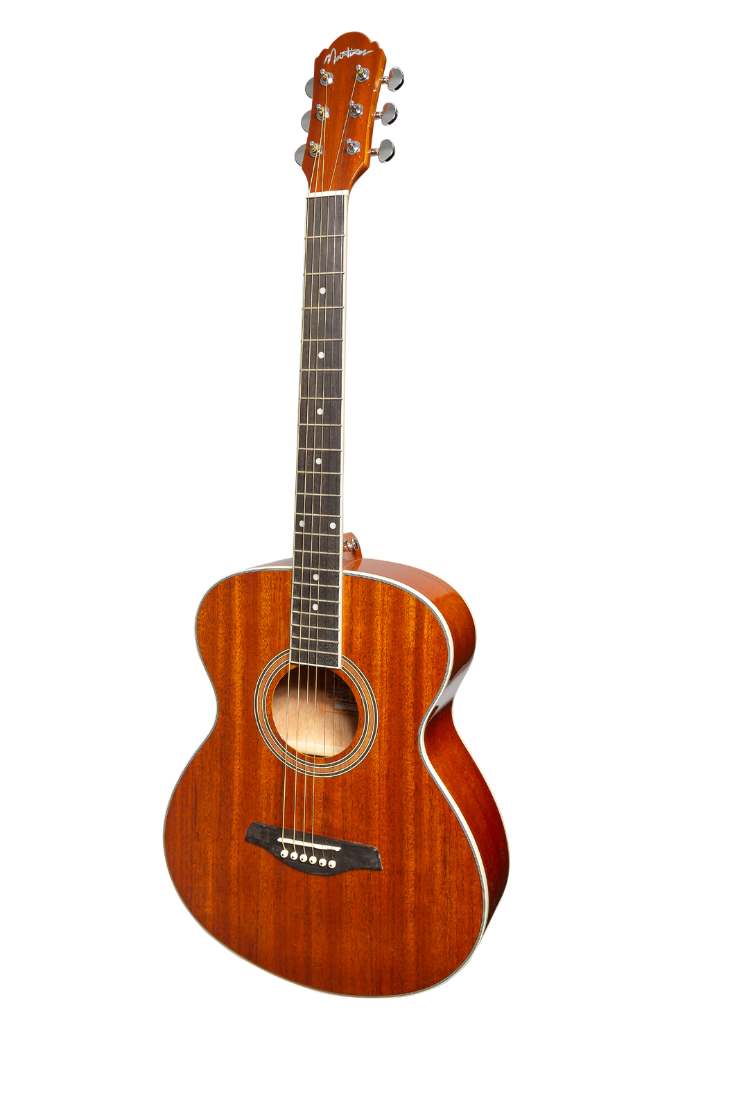 Martinez MF-41G-MAH '41 Series' Folk Size Acoustic-Electric Guitar Gloss Mahogany